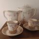 Art Nouveau coffee service in fine Maastricht earthenware (Céra Company)