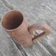 Vintage wooden vase