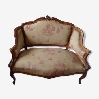 Canapé et chaise Louis XV