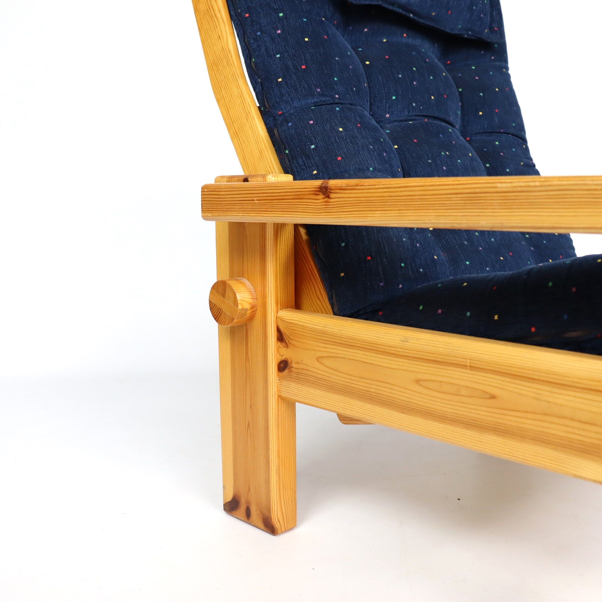 Pine armchair by Yngve Ekström