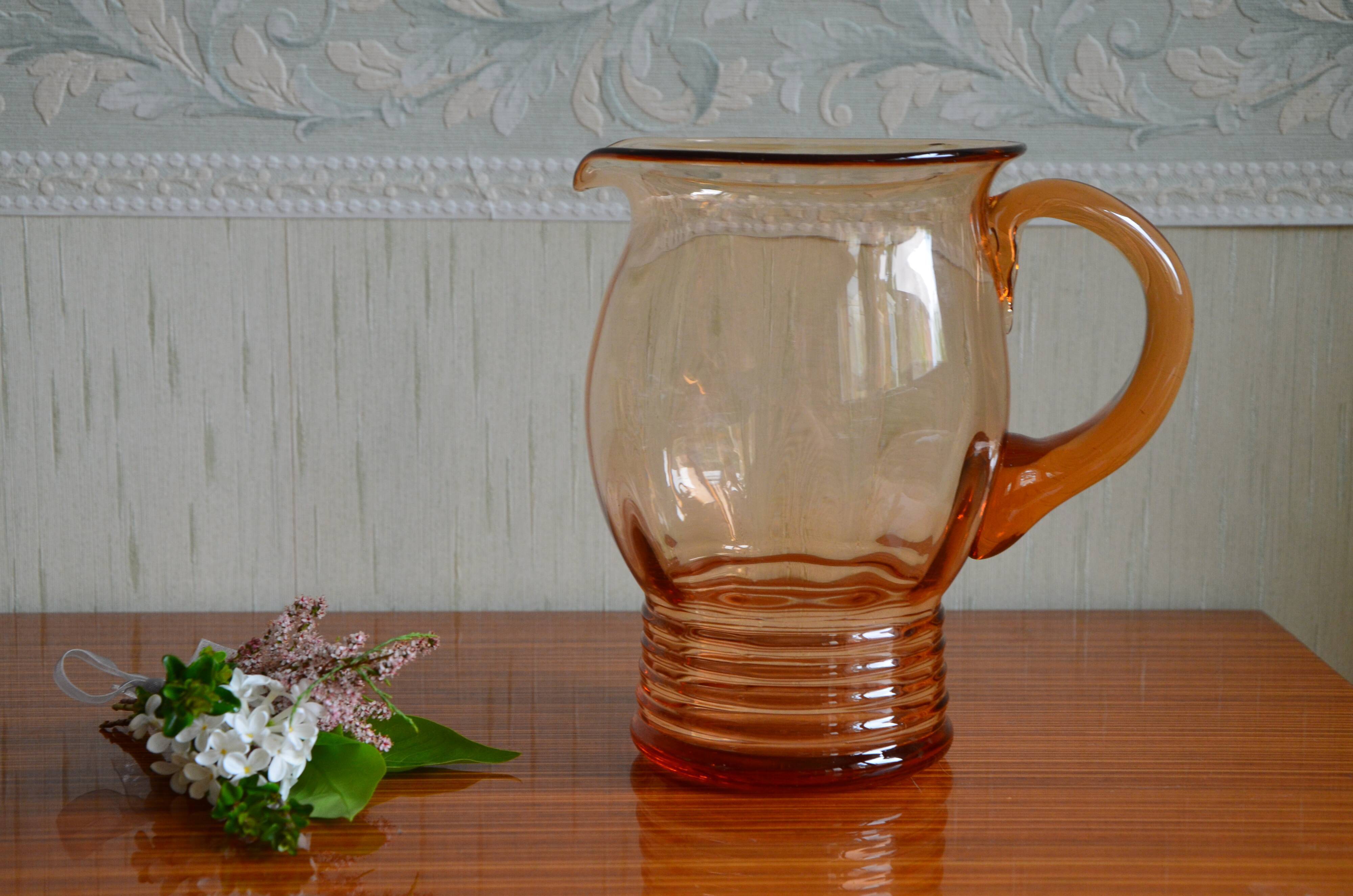 Pink orange jug