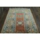 1970s Vintage Turkish Handmade Wool & Cotton Orange Area Rug 125x195