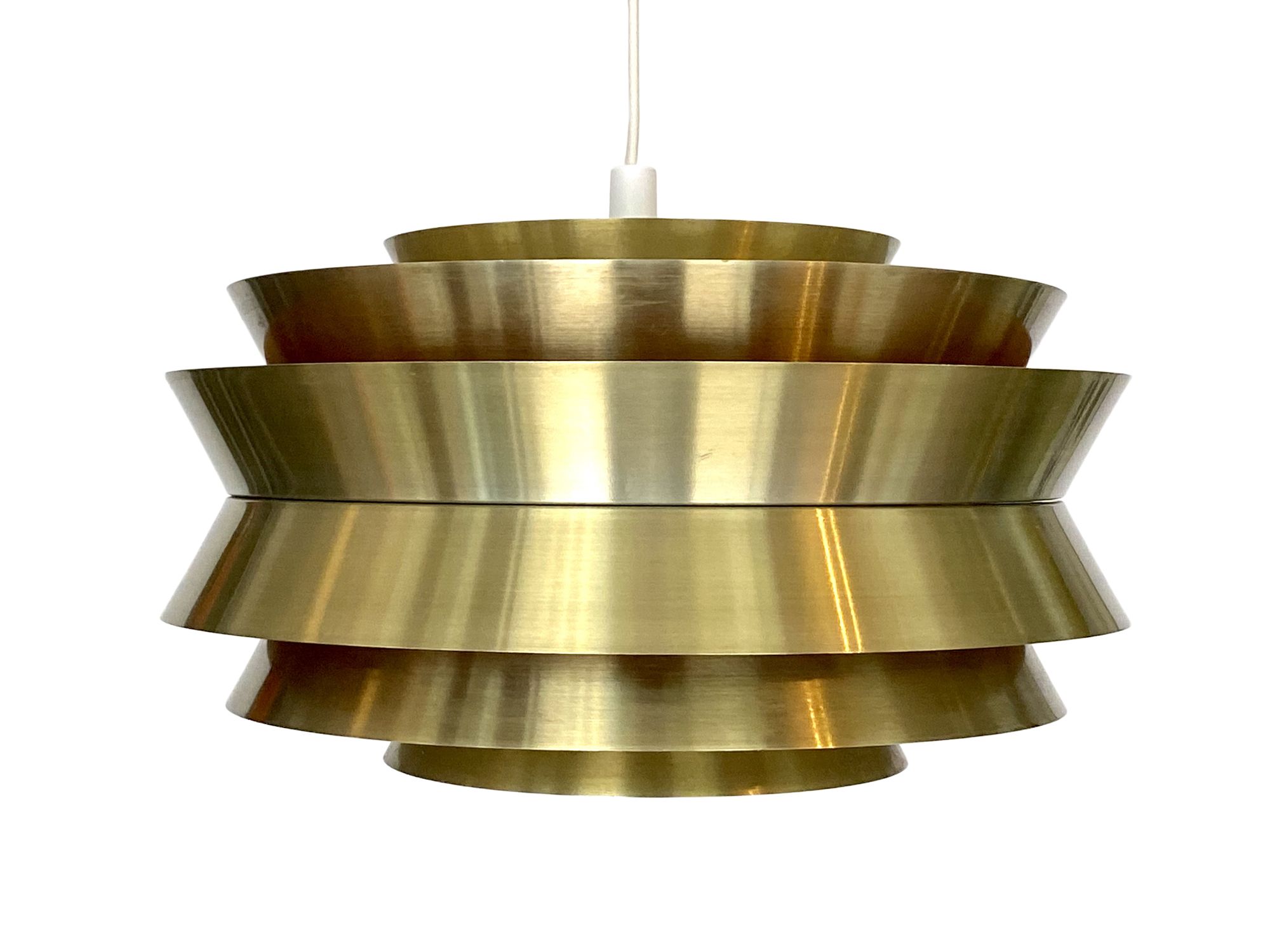 Pendant light "Trava" by Carl Thore for Granhaga Metallindustri. Sweden 1970s