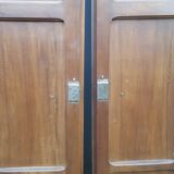 Pair of solid wood Art Deco doors
