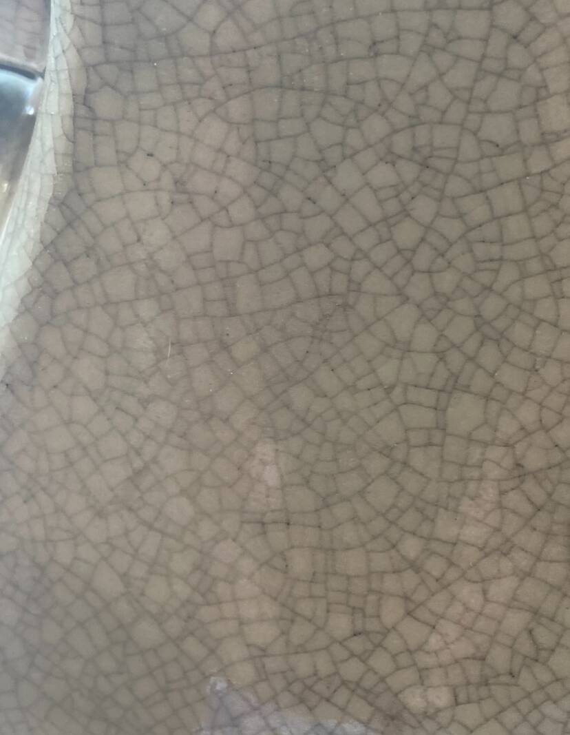 Chinese celadon cracked earthenware vase – Art Deco inspiration – 23