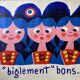 Original advertising poster "L'Alsacienne-Biscuits" Hervé Morvan 117x160cm 1963
