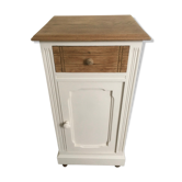 Old wooden bedside