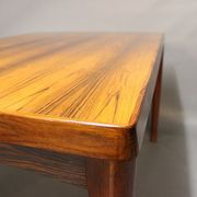 Teak dining table designed by Henning Kjaernulf and manufactured 60 years