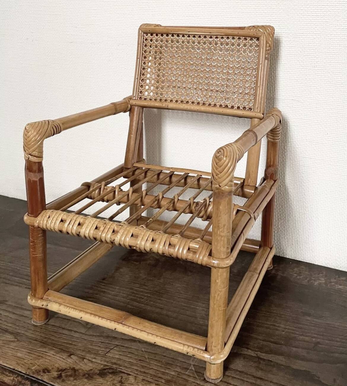 Children's rattan armchair