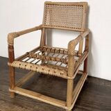 Children's rattan armchair