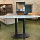 Oval dining table