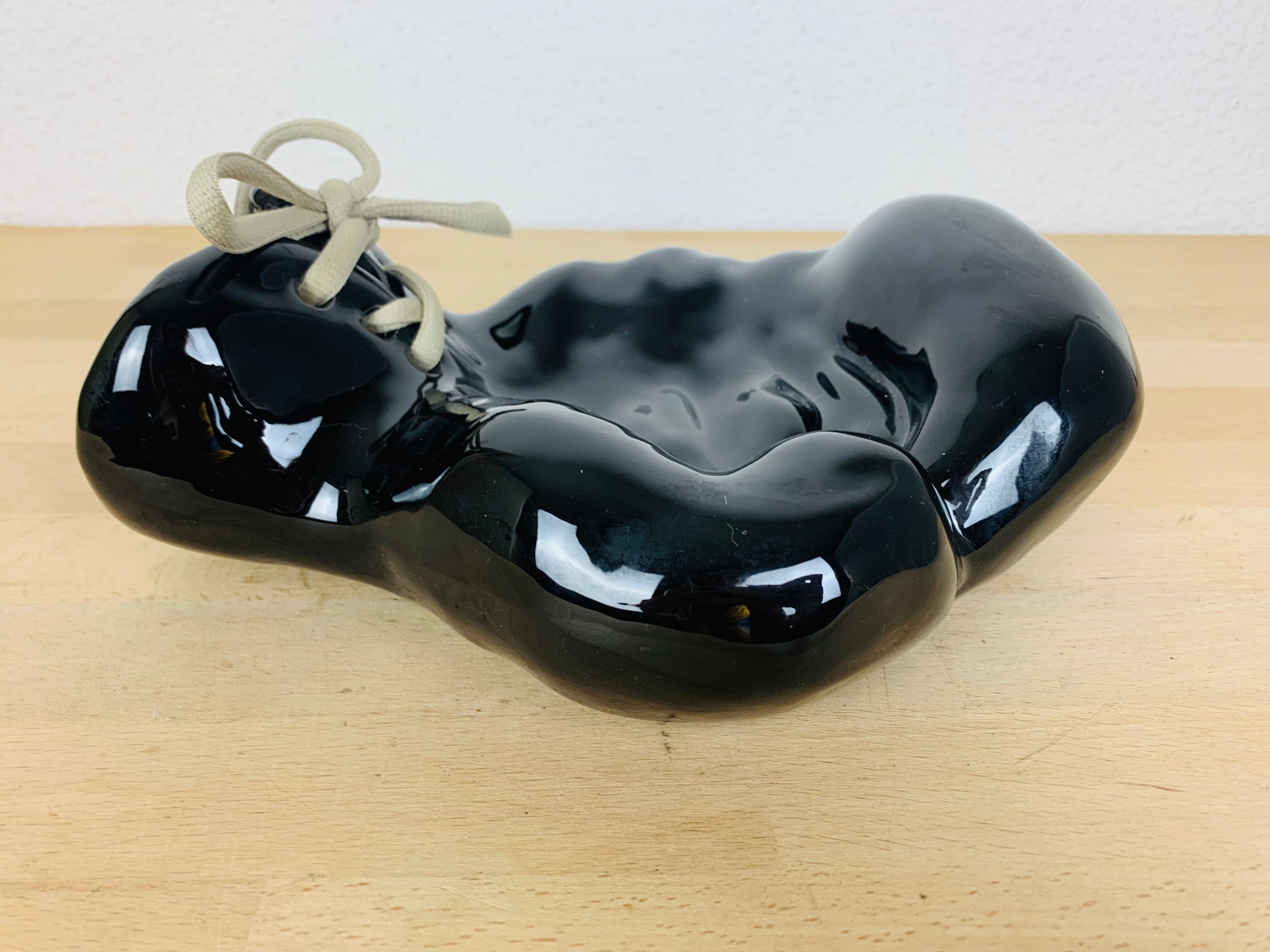 Empty pocket boxing glove JC Peiré black ceramic