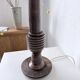 1940s Art Deco oak desk lamp