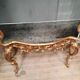 Console dorée style Louis XV