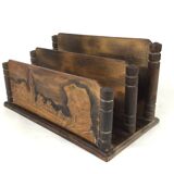 Letter holder range wooden documents