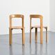 Pair of vintage chairs by Bruno Rey, Dietiker Switzerland