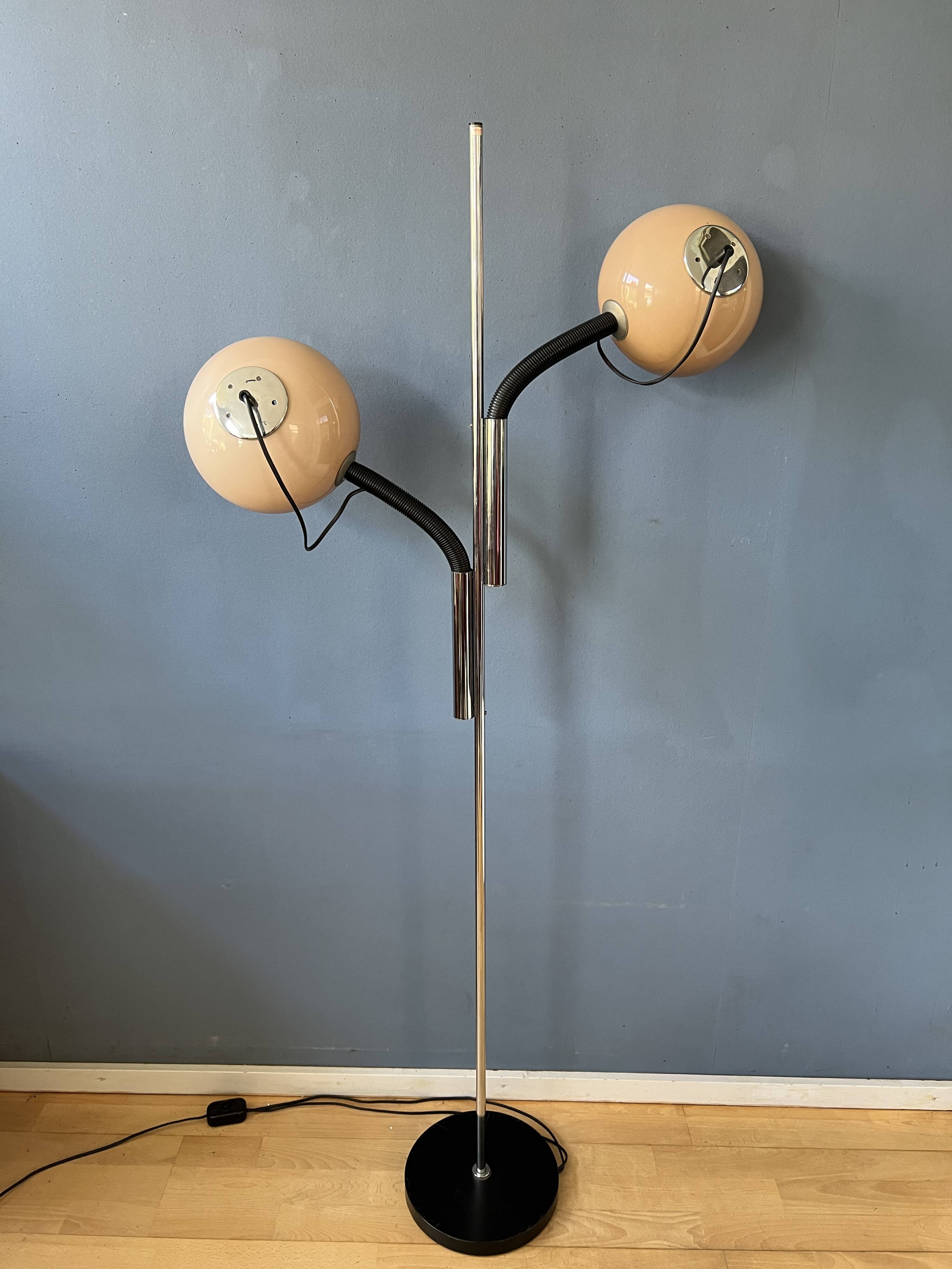 Mid century steinhauer space age mushroom floor lamp
