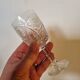 6 wine glasses, Bohemian crystal from 1980