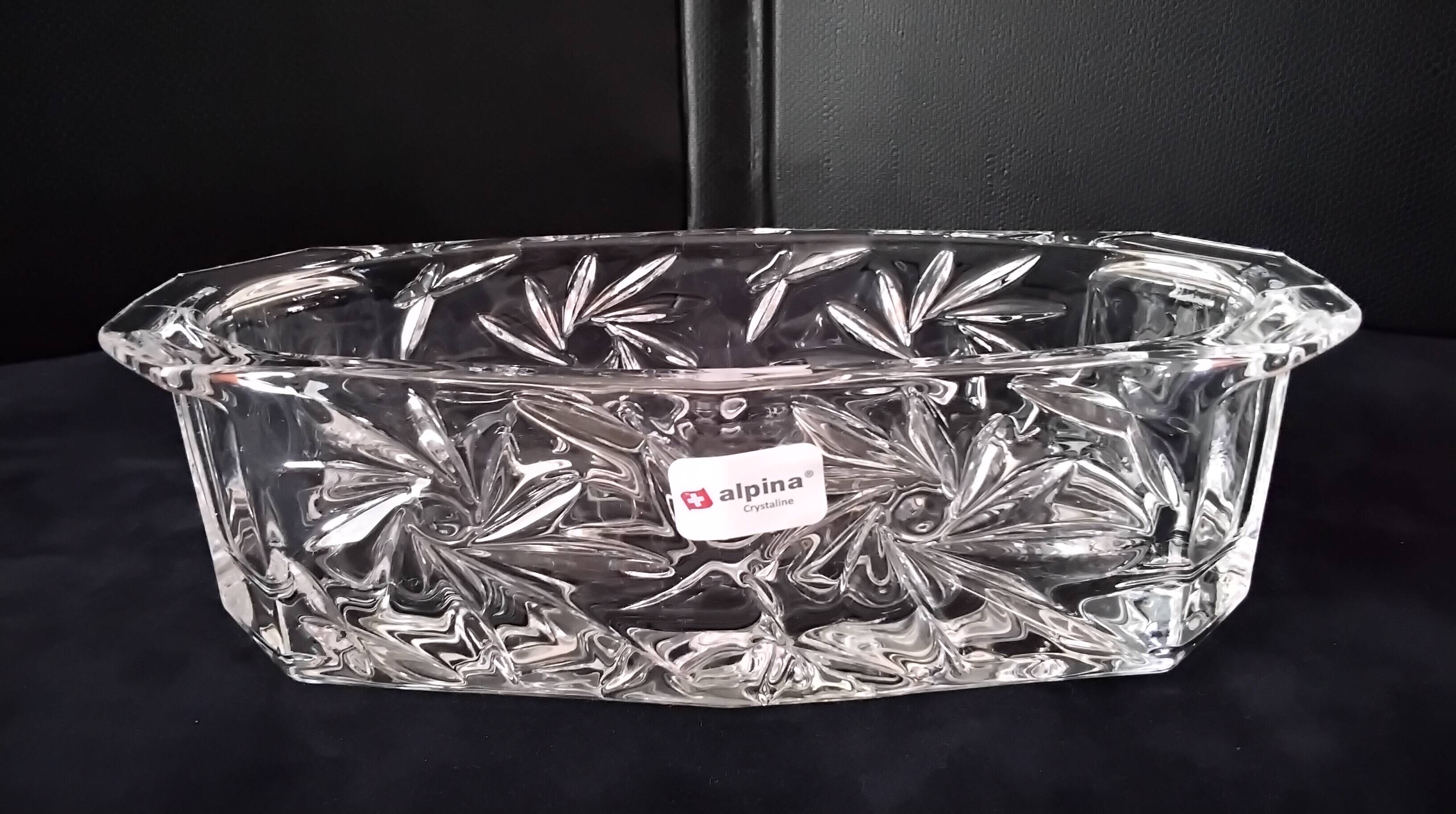 Jardinière, crystal centrepiece Alpina.