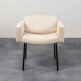 Armchair Council of Pierre Guariche for Meurop with fabric loop Lelièvre