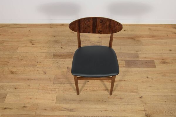 Chaises de salle à manger danoises du milieu du siècle, années 1960, lot de 4
