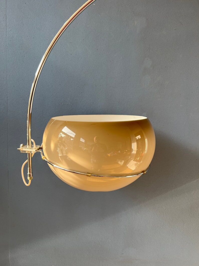 Space Age Mushroom arc floor lamp by GEPO