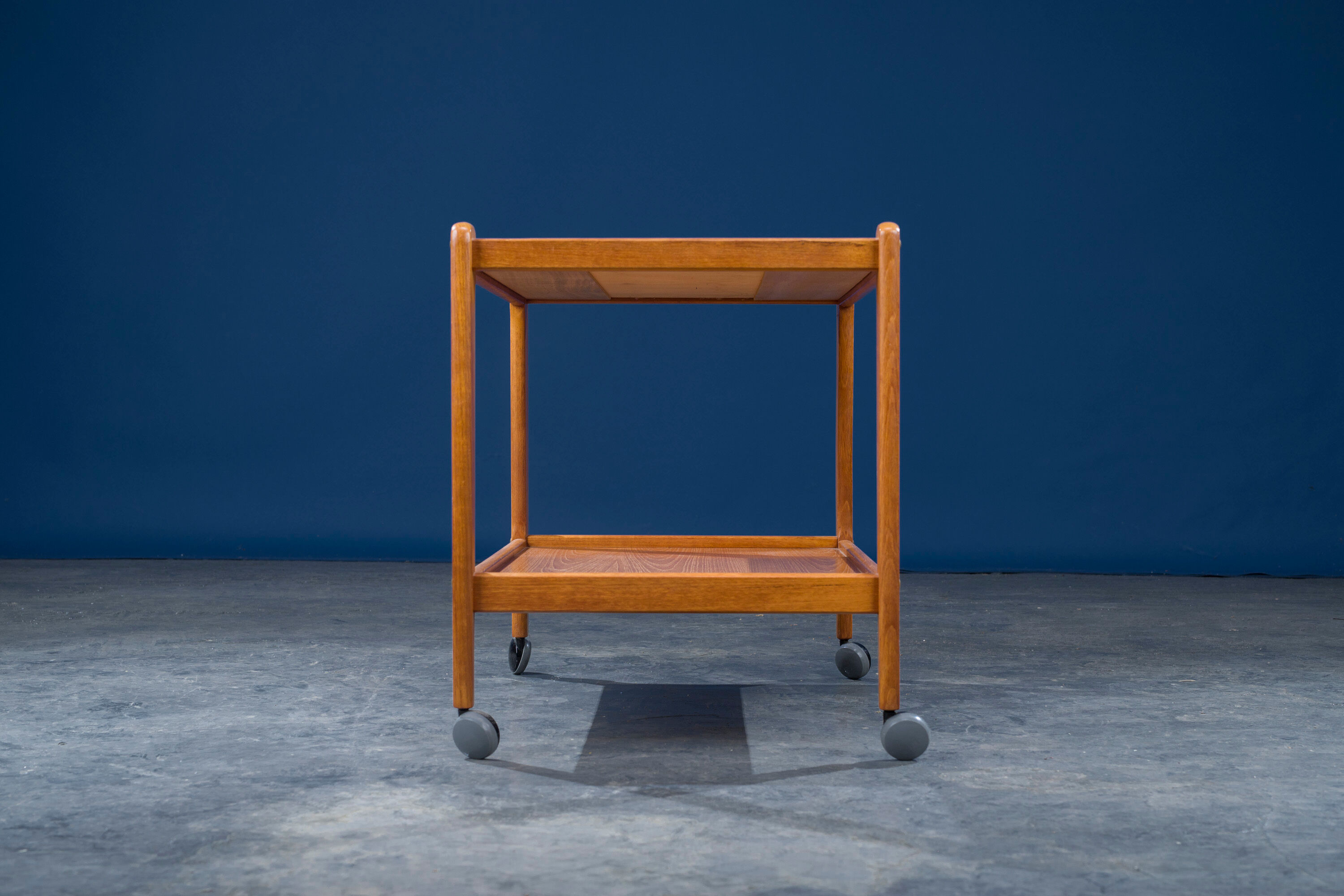 Mid-Century Danish Teak Serving Trolley, 1960s