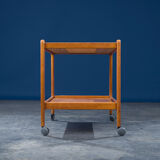 Mid-Century Danish Teak Serving Trolley, 1960s