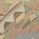 3x10 Pink & Cream Vintage Kilim Runner Rug, 81x306Cm