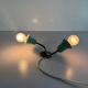 Small simple 2-headed brass wall light, 1950s, Italy.