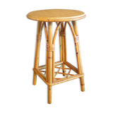Vintage wicker tabouret