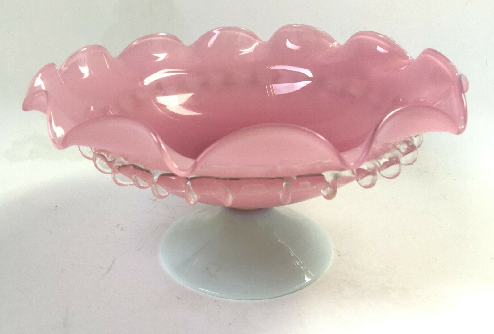 Coupe en verre soufflée bouche  Murano vintage