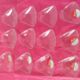 12 coupelles  en forme de coquille saint jacques verre pyrex  vintage
