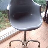 Rare industrial work chair from the 1960s