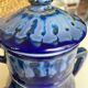 Old enameled coffee pot