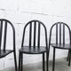 Set of 6 "202" model chairs by Robert Mallet Stevens 1980