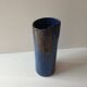 Ceramic vase with blue cover Signed Jean CACHELEUX (Puisaye)