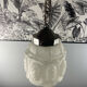 Art Deco frosted glass pendant light