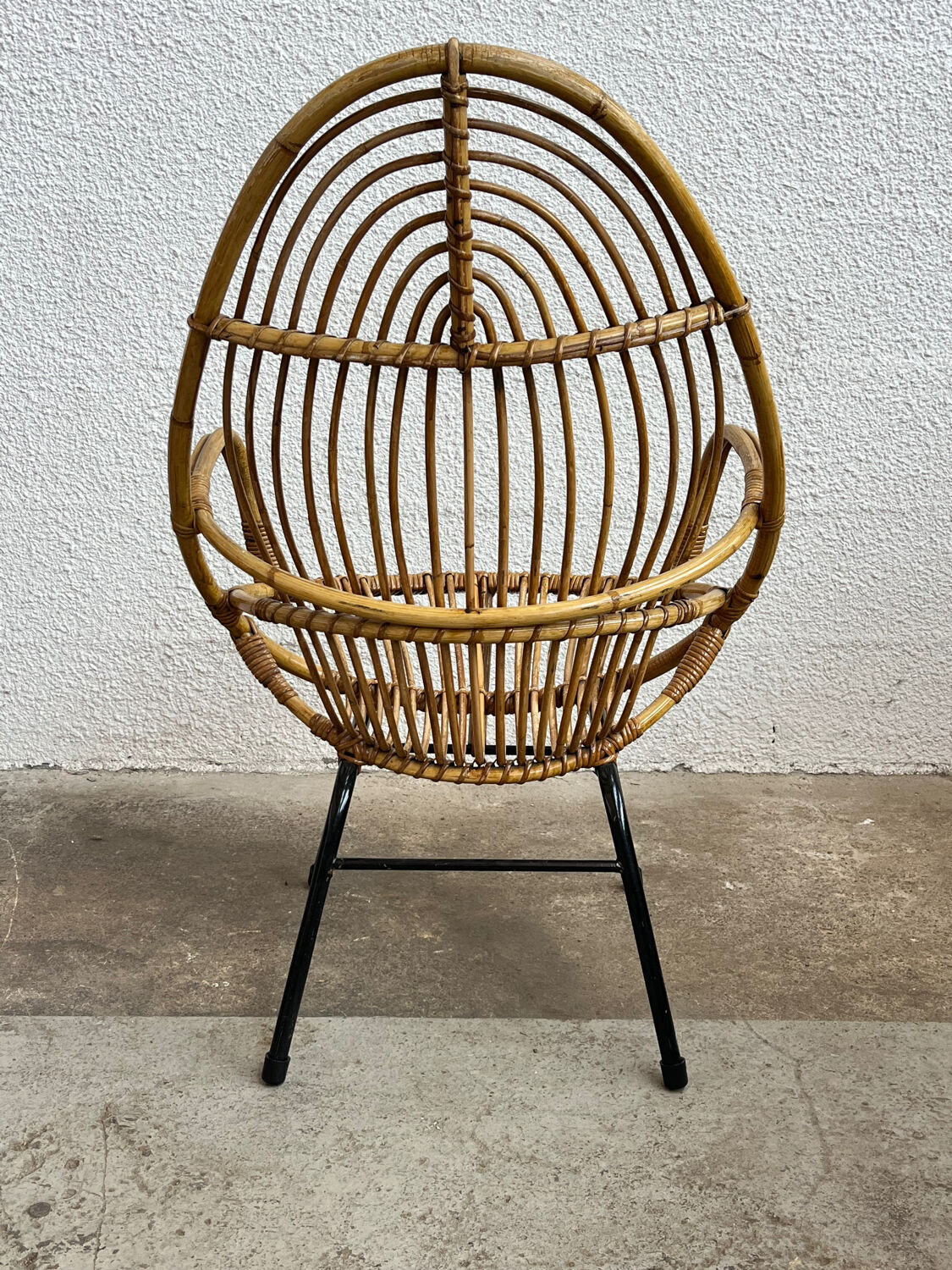 Rattan armchair