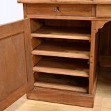 All-Faced Oak Commercial Desk - 1900