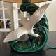 1950s ceramic bird lamp