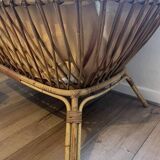 Baby rattan bed