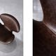 Vintage Mid-Century Modern Danish Brown Leather Swan Chair by Arne Jacobsen