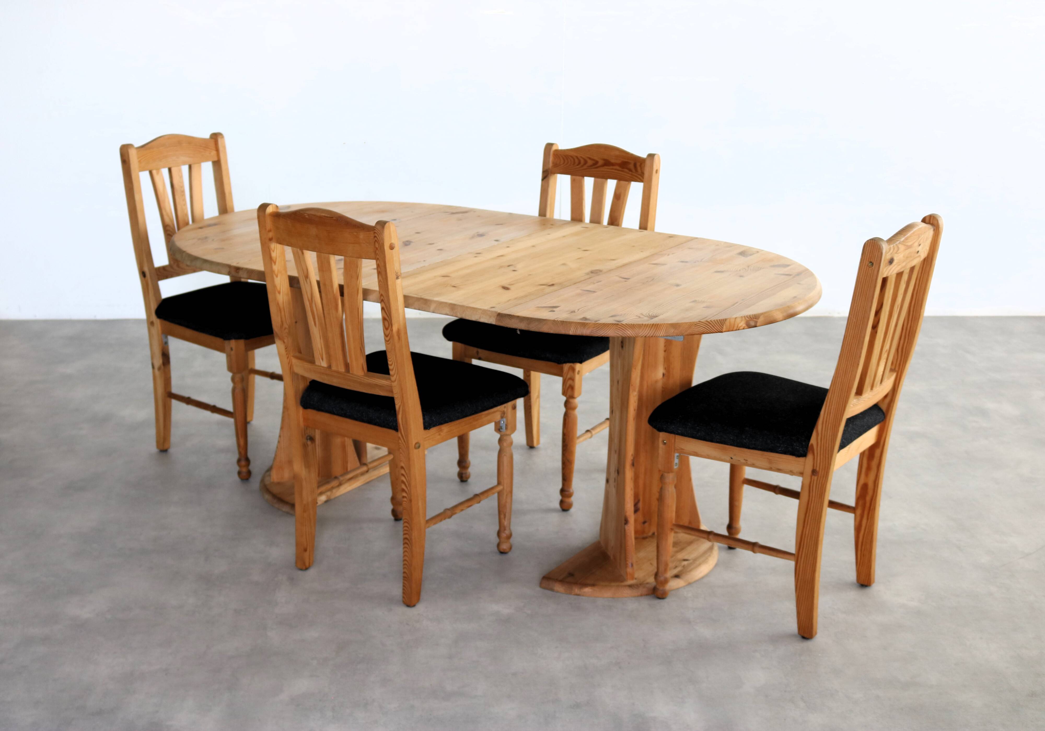 vintage dining room chairs | chairs | pine | 70's