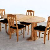 vintage dining room chairs | chairs | pine | 70's