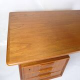 Desk Model 75 Made In Teak By Omann Junior Møbelfabrik From 1960s
