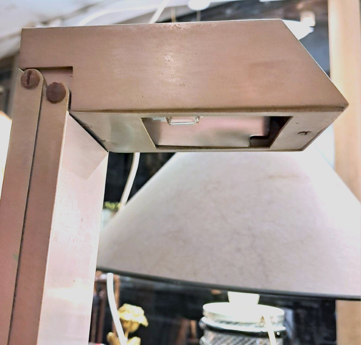 Eberhard for Cheret, desk lamp, 20th century