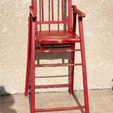 Folding high chair for children aged 2-4 years