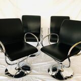 Set of 4 Tonon swivel chairs
