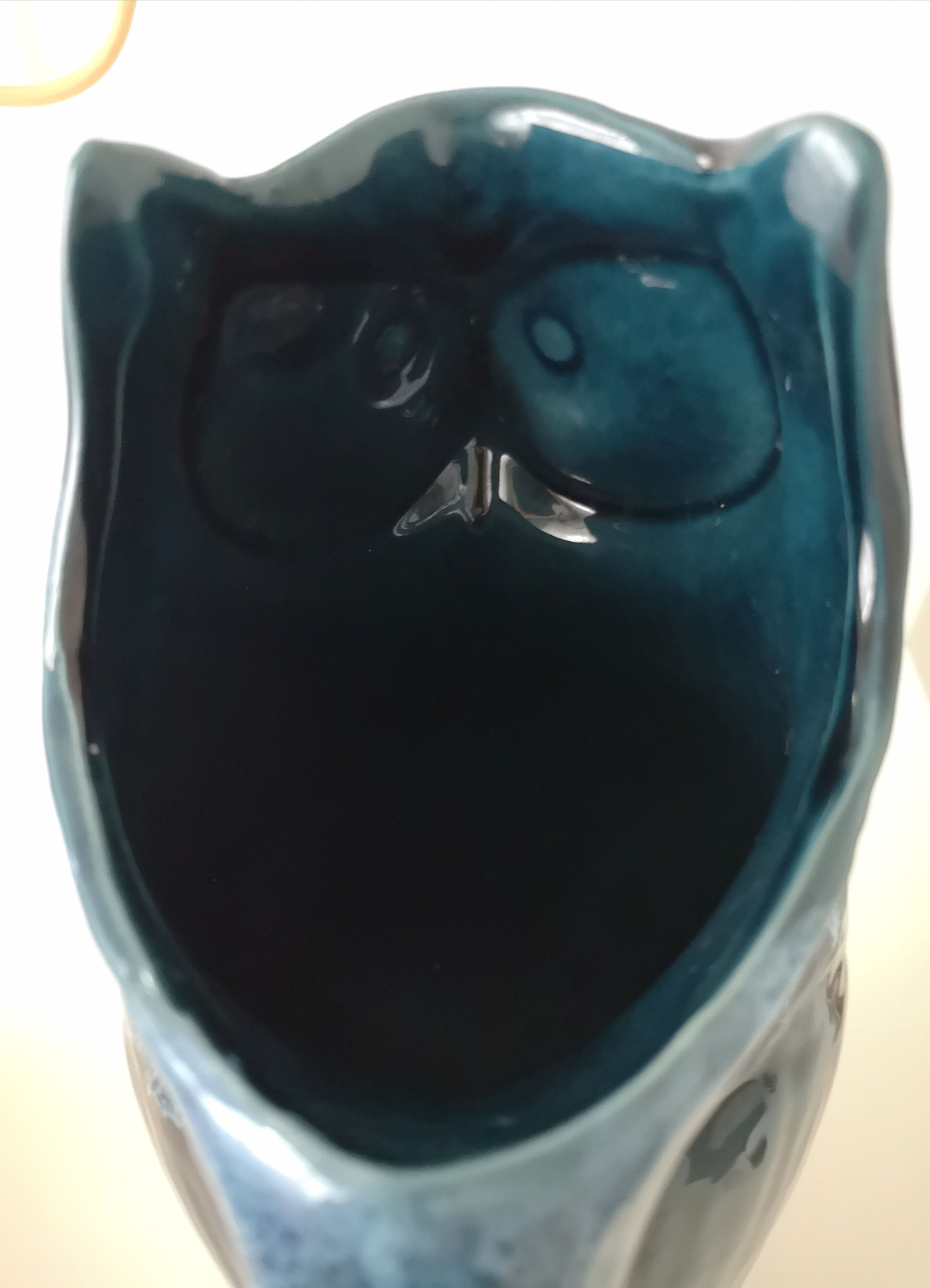Pitcher, zoomorphic decanter owl vintage owl